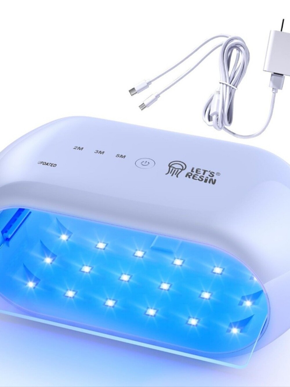 Lets Resin Blue UV Resin Curing Lamp (2-Pack)